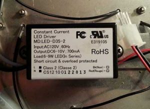 Failed MD:LED-D35-2 Driver in Outdoor LED Fixture