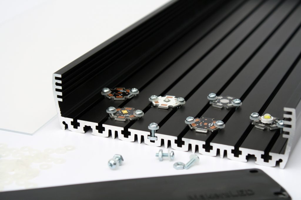 Thermal Compound works best when mounting your LED Star (MCPCB) with screws.