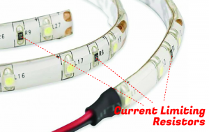 LED-flex-strip-on-board-resistors