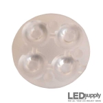 10623 Carclo Lens - Quad Frosted Medium Spot LED Optic