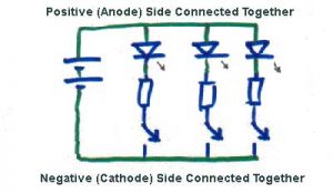 wiring multiple lights in parallel