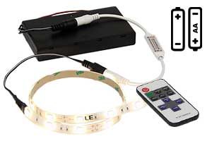 Battery Powered Led Strip Light Kit, Led Tape Light Kit Outdoor