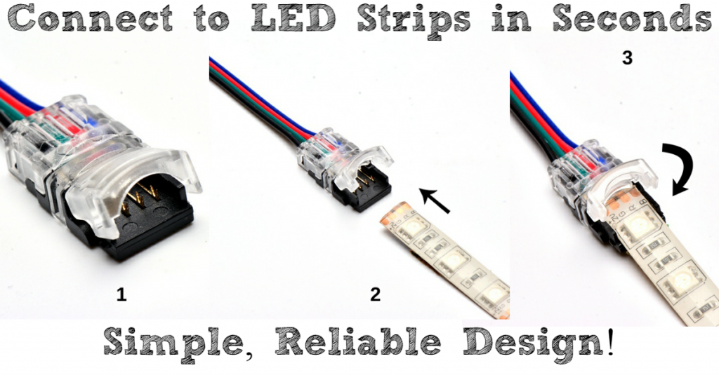 easy LED strip connectors