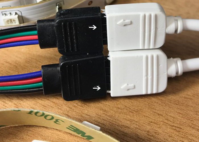 RGB strip connections