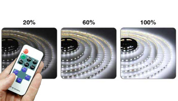 Dimming LED Flex Strips