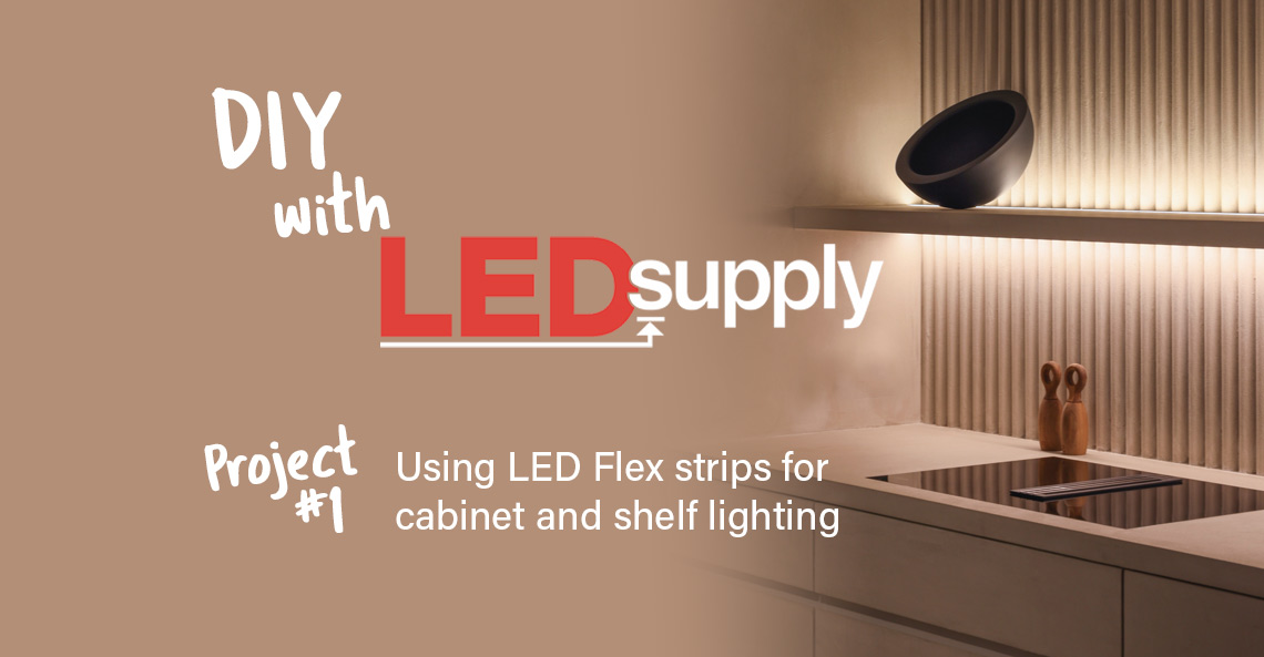 Lighting To Your Shelf With Led Flex Strips