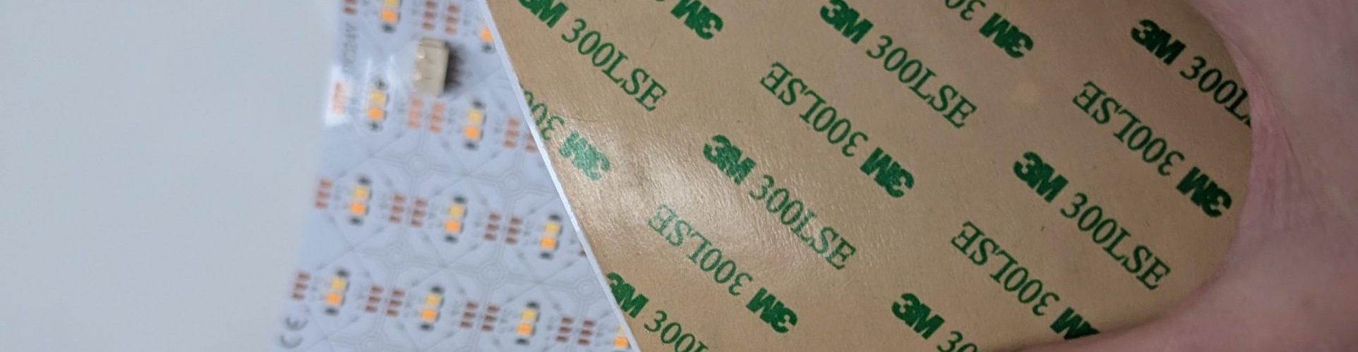 3M Tape on LED Sheets