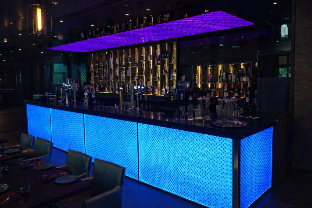 rgb bar with led sheet