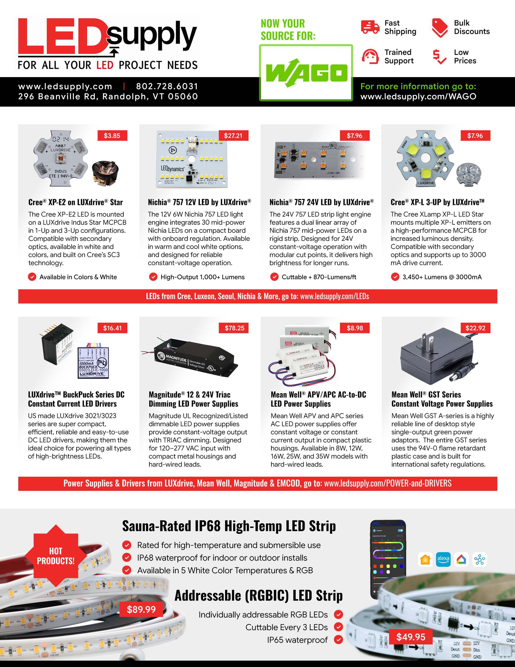LED Supply Product Catalog Front Page