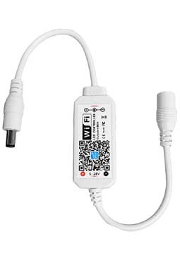Digital SPI 12-24V DC Mini RGBIC LED Strip Wifi Dimmer with RF Remote  Control - Ledkia