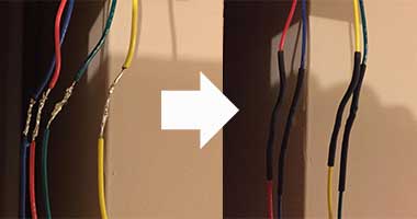 Heat Shrink LED Wires for Strips