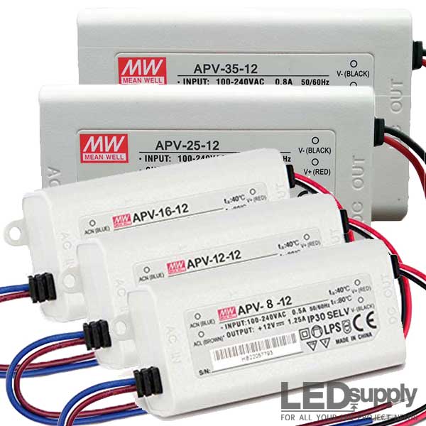 Meanwell APV-35-5 25W 5V 5A LED Power Supply 