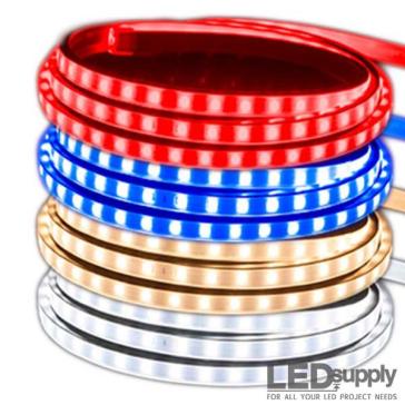 120V Plug-In Waterproof Color LED Strip Light — IP65