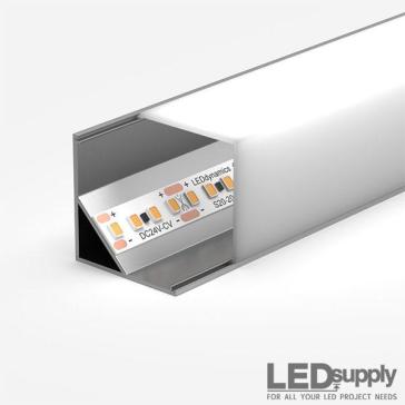 Corner LED Aluminum Channel for Strip Lights - ALC1001