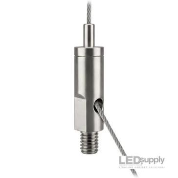 Cable Gripper: Self-Locking, 1/4-20 Male Thread, Side-Exit for 1/16" Aircraft Cable