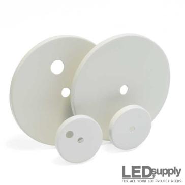 Round Canopy - Aircraft Cable Suspension, Low Profile 2" & 5"