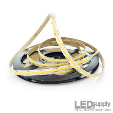 Tunable White (2700K–6500K) COB Indoor LED Strip Light — 24V, 4W/ft, IP20