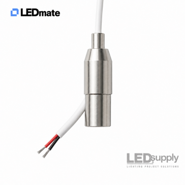 Cord Gripper: Self-Locking, Side-Exit for 6AWG Power Cord, 1/4-20 Female Thread