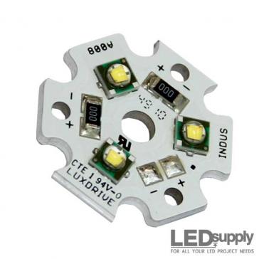 Triple (3-Up) Cree XLamp XP-E High Power LED Star