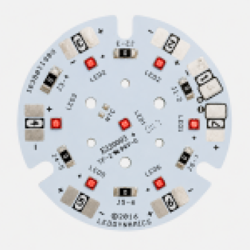 PULSAR™ 40mm Round LED Light Module - 7-Up LUXEON C Single Color - Optics Ready™