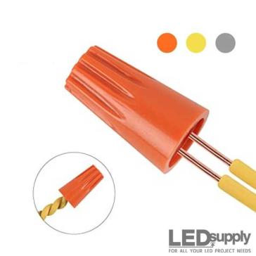 Wire Nuts – 24AWG to 14AWG Spring Core Insulated Connectors
