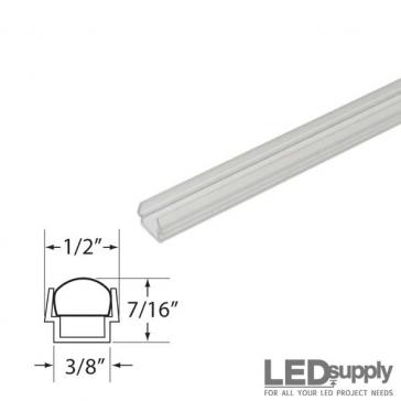 Clear Plastic Mounting Track for AC LED Flex Strips