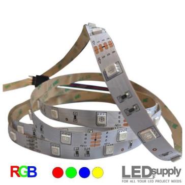 LED Strip: IP20 12V, 10mm Width - RGB