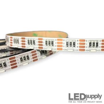 Side-Emitting RGB Indoor LED Strip Light — 12V, 12W/m, IP20