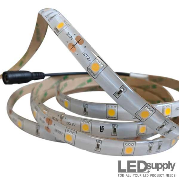 12V Led Strip Water Tight Cable Self Adhesive SMD Car Lighting 9 10/12ft 