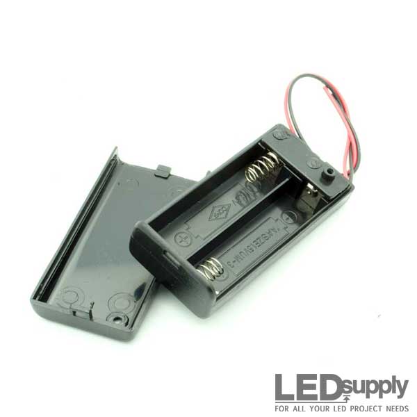 LED Light AA Battery Holder Power Supply With On Off Switch Tumdee Dolls House 