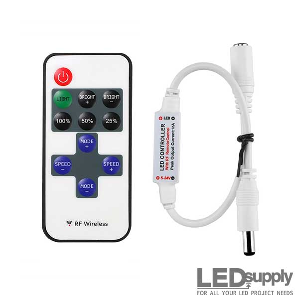 Adjustor AWG LED Strip Light Cable Controller Modulator Dimmer Lighting Switch 