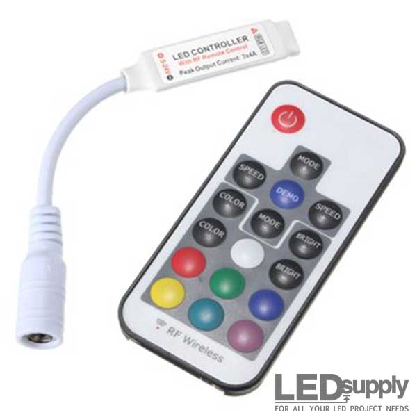 RGB Remote Control RF Dimmer for LED Strips