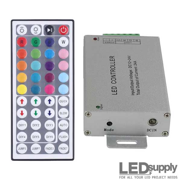 Fad Controller Dimmer Switch For RGB 5050 3528 SMD LED Lights Strip DC 12M Dn 