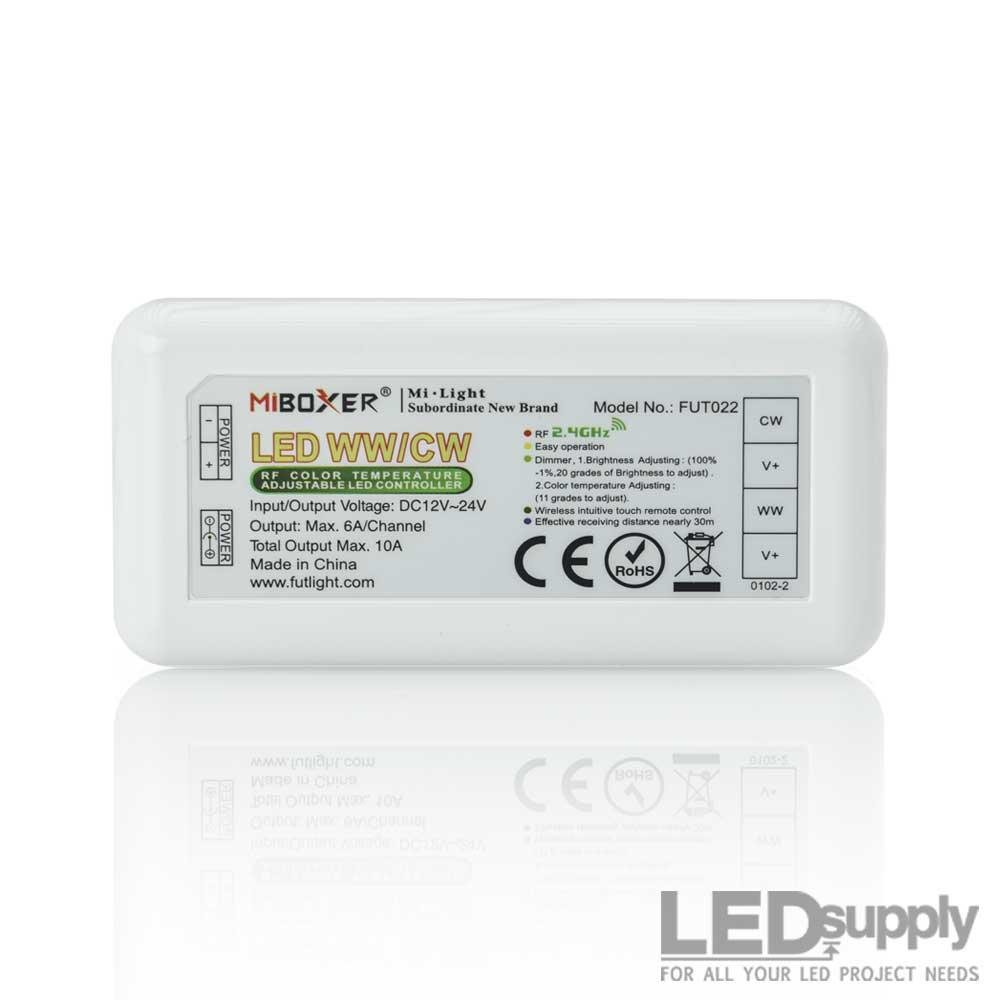 10W Smart LED Flood Light Fixture - MiLight / MiBoxer RGB+Tunable White -  12V - Up To 1,000 Lumens