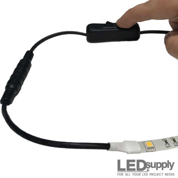 12V LED Strip Light With Touch On/Off Switch