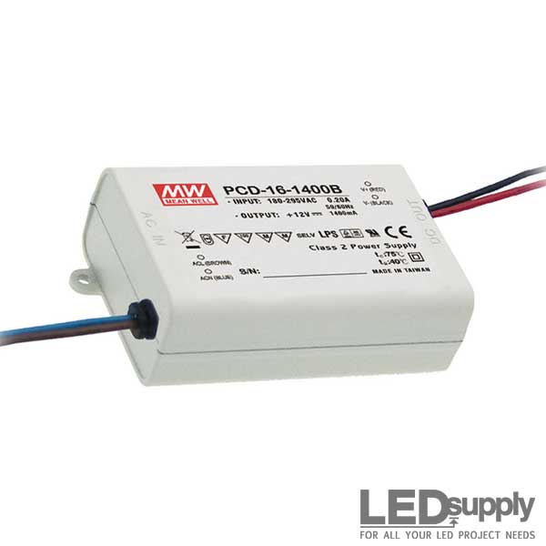 CCPSD series Constant Current LED Driver - DiodeDrive - TRIAC Dimmable -  25W - 700mA - 25-35 VDC