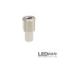 2-Piece Cable Coupler – 1/4-20 Female Thread, Nickel-Plated Brass for 1/16