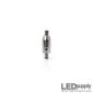 Cord Gripper: Self-Locking, Bottom-Exit for 6AWG Power Cord, 1/4-20 Male Thread