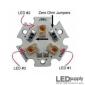 Custom 3-Up LUXEON C 20mm LED Star - Optics Ready™