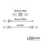 10mm RGB LED Strip Connector: IP68 High Temp, Submersible - Easy Push-Down Design with 6