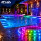 Sauna-Rated RGB LED Strip Light — 24V, 5W/ft, High-Temp IP68