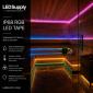 Sauna-Rated RGBW LED Strip Light — 24V, High-Temp. IP68