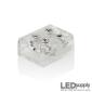 SureClamp™ 2-Pin (White) IP20 Connector for 10mm LED Strips - Strip-to-Strip - Screw-Down Solderless Design