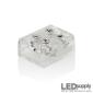 SureClamp™ 2-Pin (White) IP20 Connector for 10mm LED Strips - Strip-to-Wire - Screw-Down Solderless Design