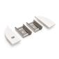 Crown Molding LED Channel for 10mm LED Strip - Diffuser Lens & End Caps
