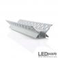 Plaster-In Corner Mount LED Channel, 48mm with Flat Diffuser Lens