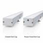 35mm Deep LED Channel – 1M with Diffuser & Fixed or Articulating Clips, End Caps