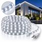 AC Plug-in IP65 Waterproof White LED Rope Light — 110VAC, Max 150FT