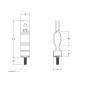 T-Bar Clip (2-Piece) - Bolt Slot 9/16