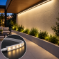 20° Optic White Flexible LED Wall Washer — 24V, 6W/ft, IP67